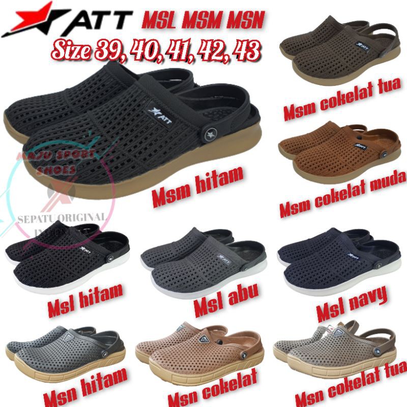 ATT MSN 594 / ATT MSL 562 / ATT MSM 562 - SENDAL KARET ORIGINAL ATT PRIA / SENDAL BAIM / SENDAL FLIP FLOP