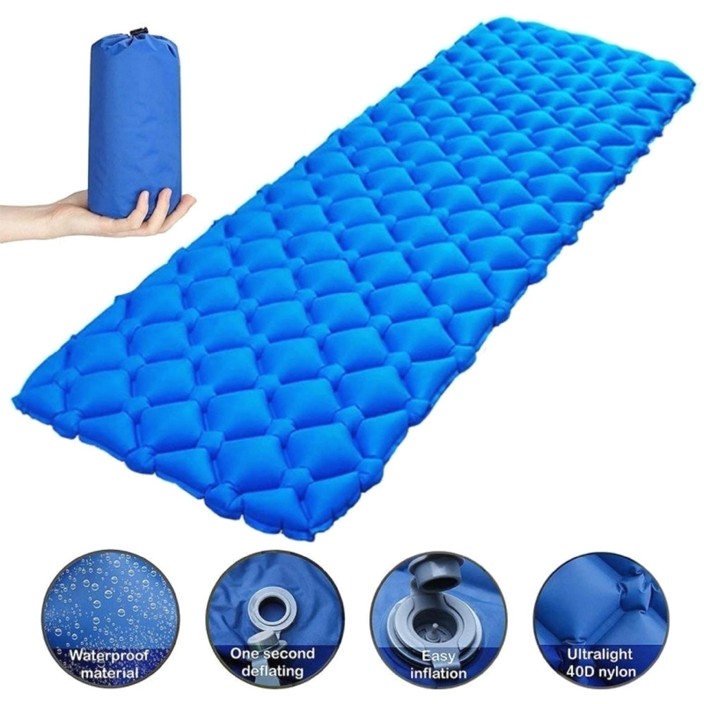 Nylon Backpack Travel Tent Sleeping Bag Pad Ultra Light Shopee Indonesia