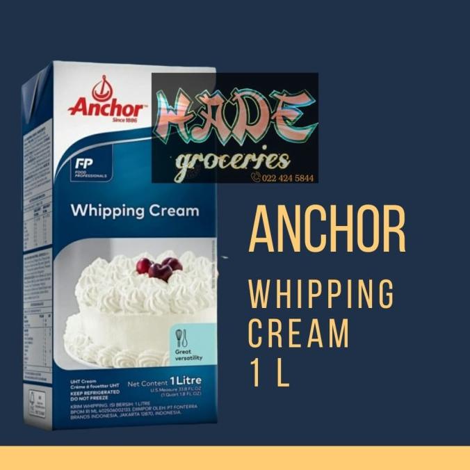 

(BISA COD) Anchor whipping cream 1lt