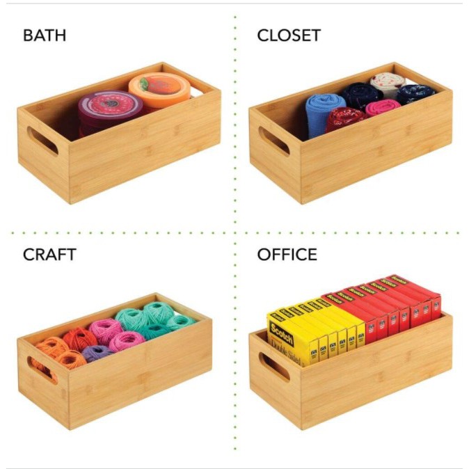 Mini wood crates kotak kayu , Wooden Tray with Handles, Toilet Tissue Holder Organizer Box CODE W005