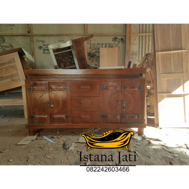 Bufet tv cungkit jati/bufet tv hongkong jati/kursi teras minimalis/sofa syahrini duco/lemari pakaian