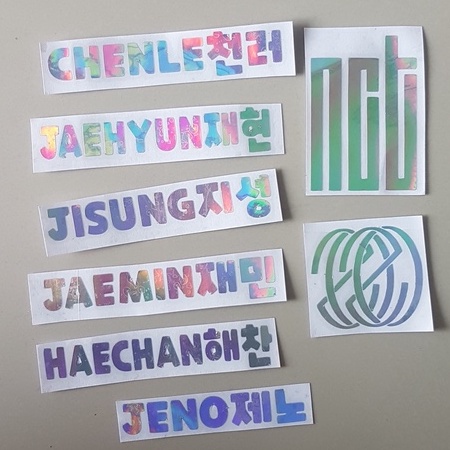 NCT DREAM STIKER HOLOGRAM / STICKER HOLOGRAM KPOP