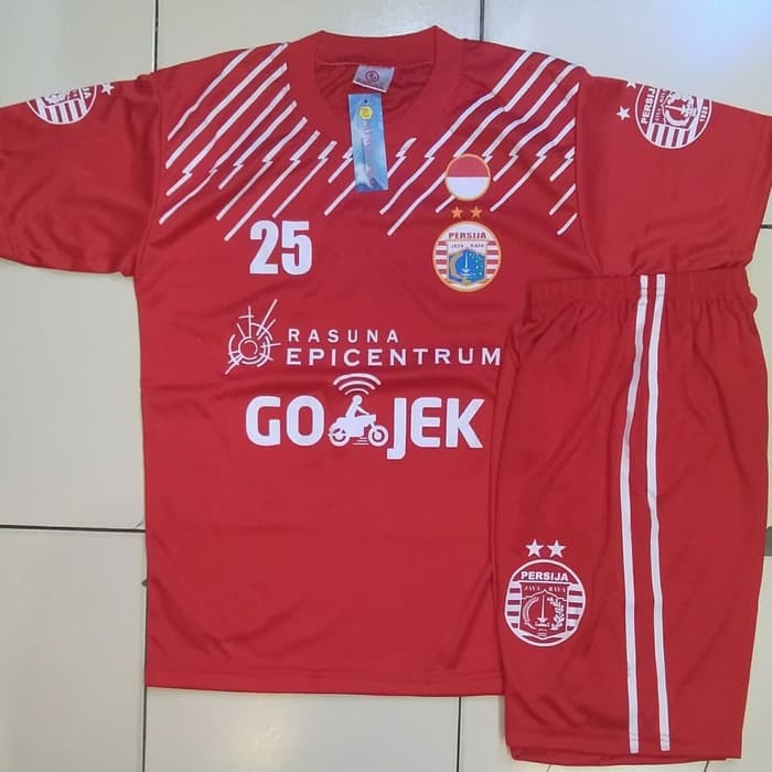 (Diskon) Baju bola persija anak umur 10 - 11 tahun Murah