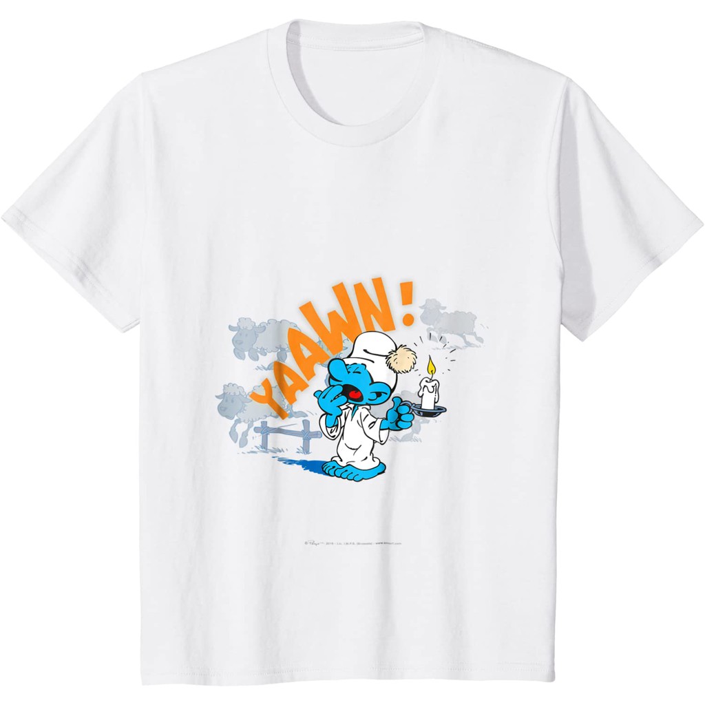 Baju Anak Sleepy Smurf T-Shirt