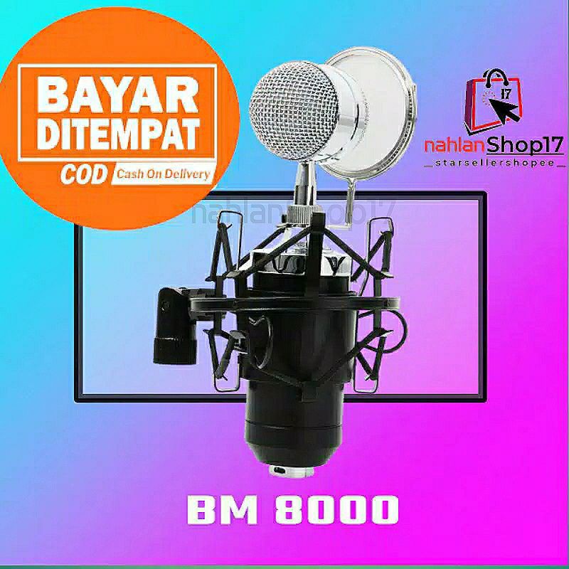 MICROPHONE TUFFWARE BM8000 / MIC BM 8000 / MIKROFON CONDENSER BM 8000 / MIC BM-8000 / MIK STUDIO