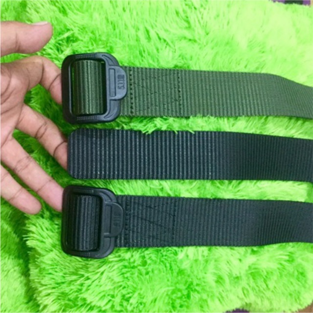 [[antonHilmanto]] gesper pria remaja bahan nylon solid nodel kepala geser tanpa lubang #ikatpinggang #gesper #talipinggang #menbelt