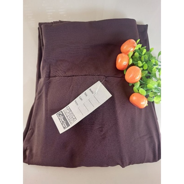Rok payung jersy wanita // Rok jersy payung // Rok jersy murah //rok jumbo payung // bb 50-75kg-coklat tua