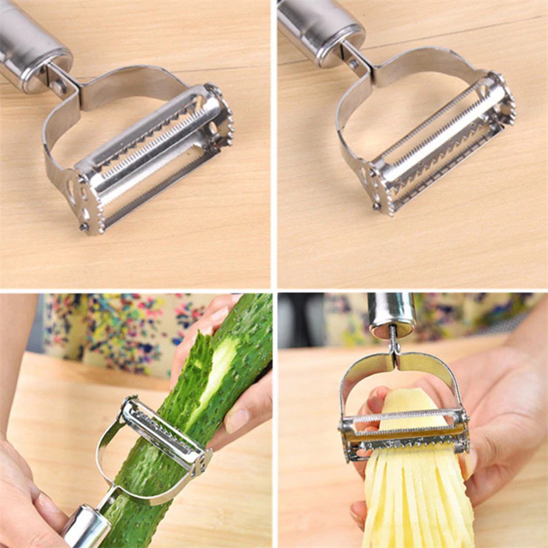 Pisau Pengupas Buah Sayur Fruit Vegetable Peeler Grater Multifunction