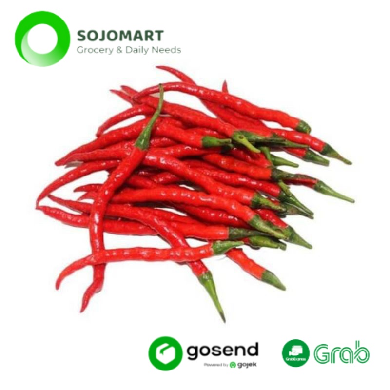 

100 gram Cabe Merah Keriting Cabai Pedas Segar Murah Sayur Online Medan