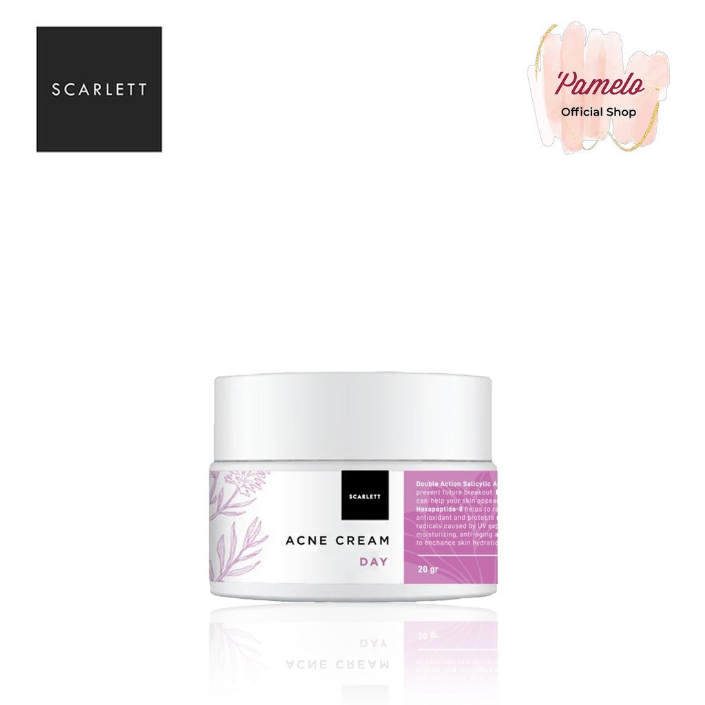 ❤️ Pamelo ❤️ Scarlett Whitening BPOM SALE 100% RESMI ORIGINAL SCARLET SCARLETT BY FELICYA ANGELISTA-Cream Day Acne