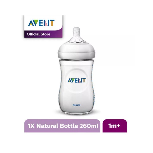 Philips Avent Botol Asi 260 ml Natural Single Pack Bottle 260ml