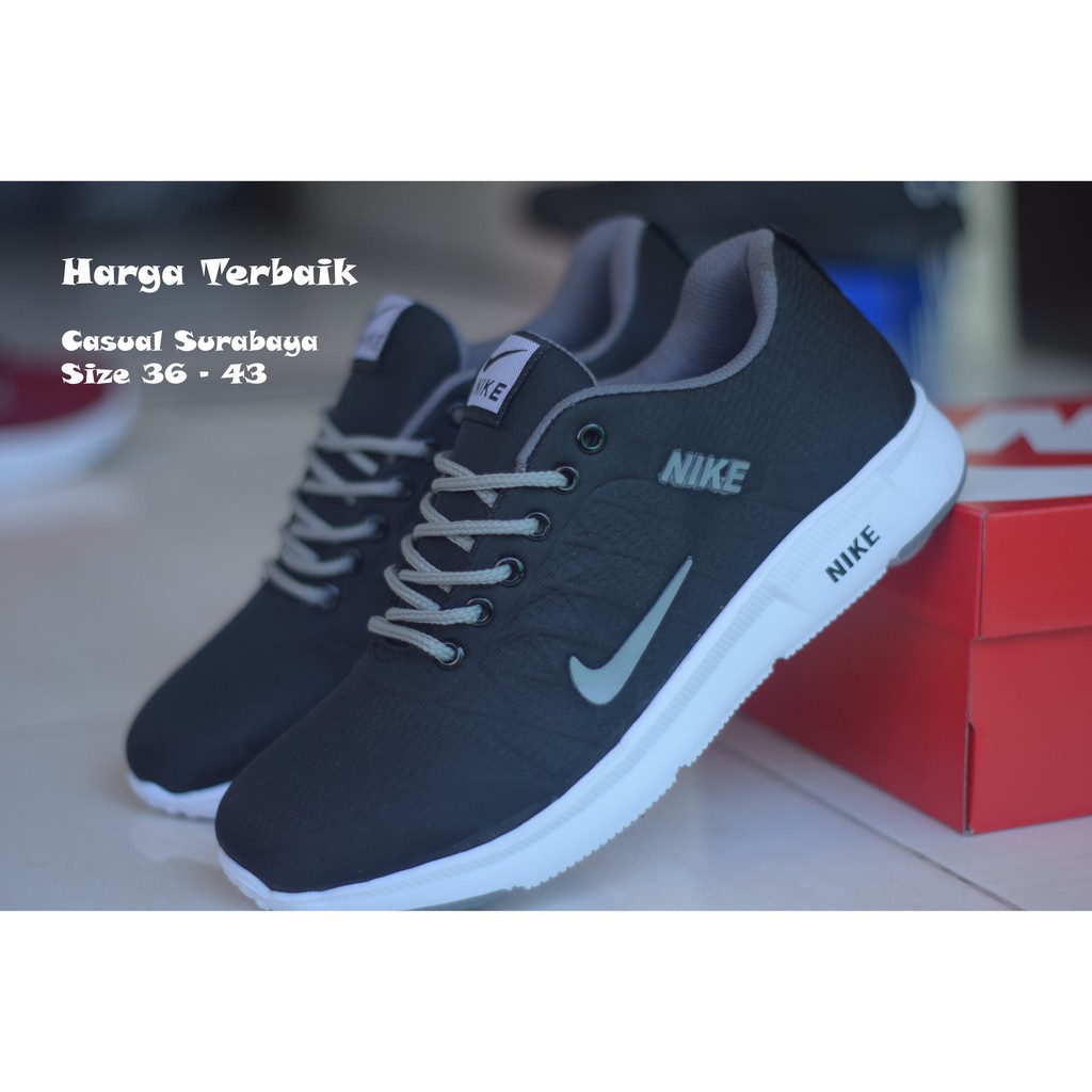 Sepatu Nike Zoom Hitam Abu