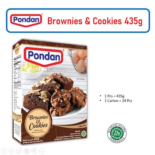 

Pondan Brownies & Cookies 435g