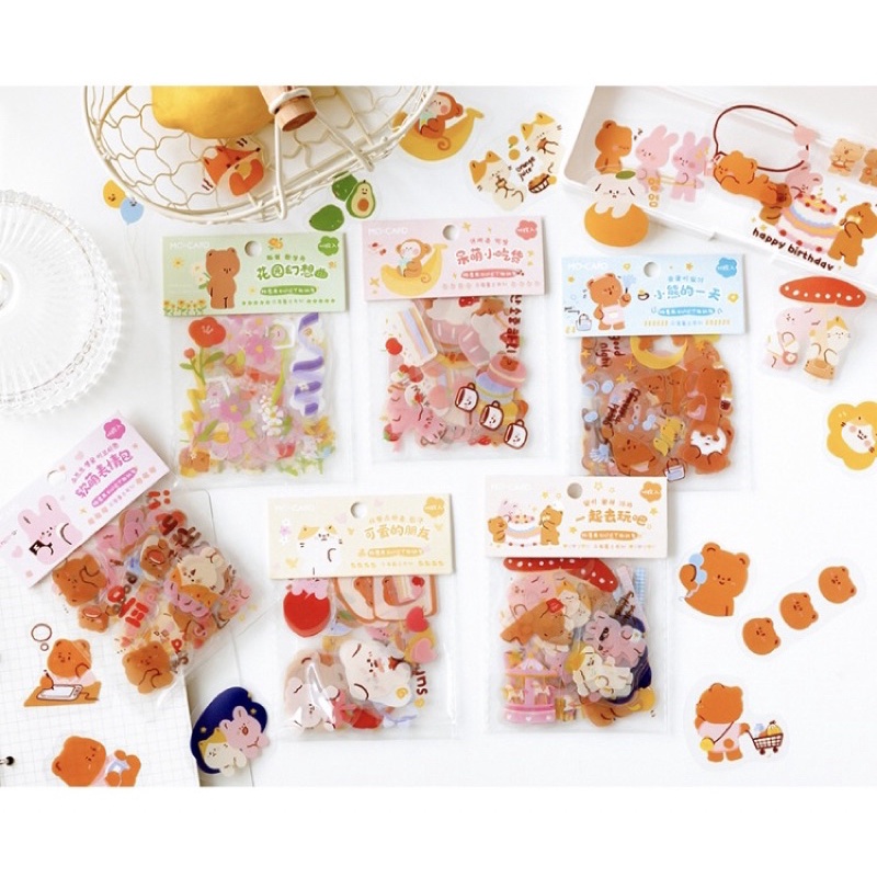 

Sticker Aesthetic - 25 Dekor Planner Scrapbook CUTE CRIT SERIES Planner Scrapbook