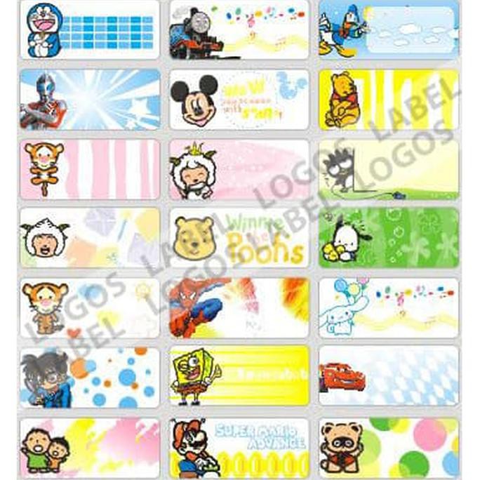 

Discount Boy Mix Sticker Medium Name Label. Stiker Karakter Campuran Kartun Ani Original