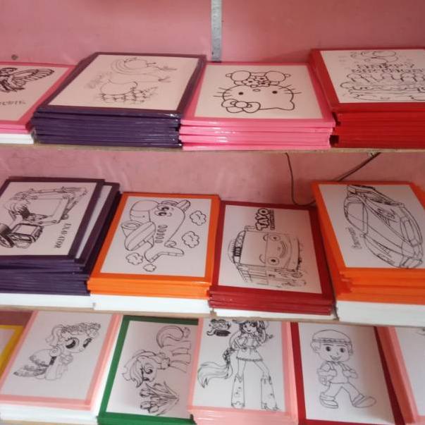 (LANGSUNG ATC..) Paket 26 Styrofoam lukis list lakban