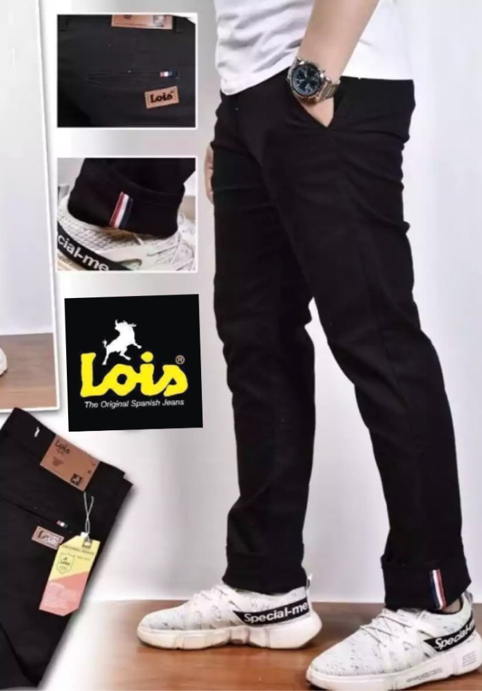 Celana chino lois slimfit fashion//celana panjang lois chino katun
