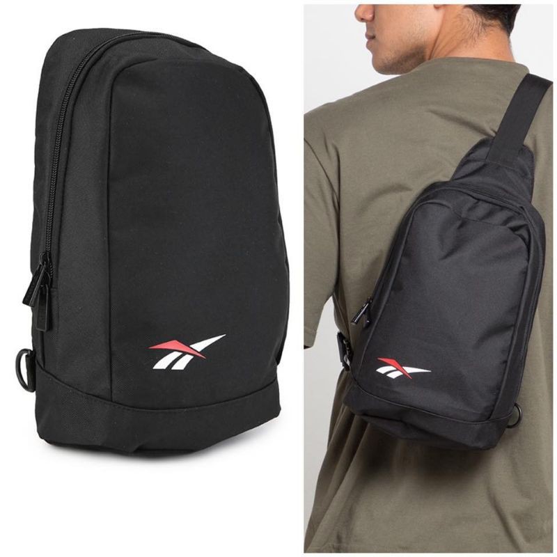 Ori Sale Reebok Sling bag/ Cycling Bag Gowes Hitam