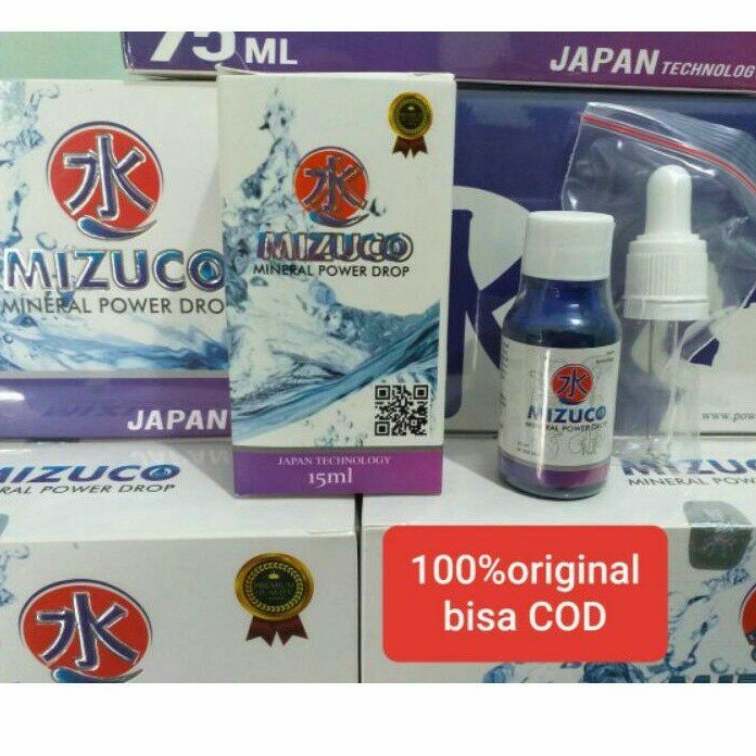 MIZUCO MINERAL ALKALINE DROP ORIGINAL/ botol