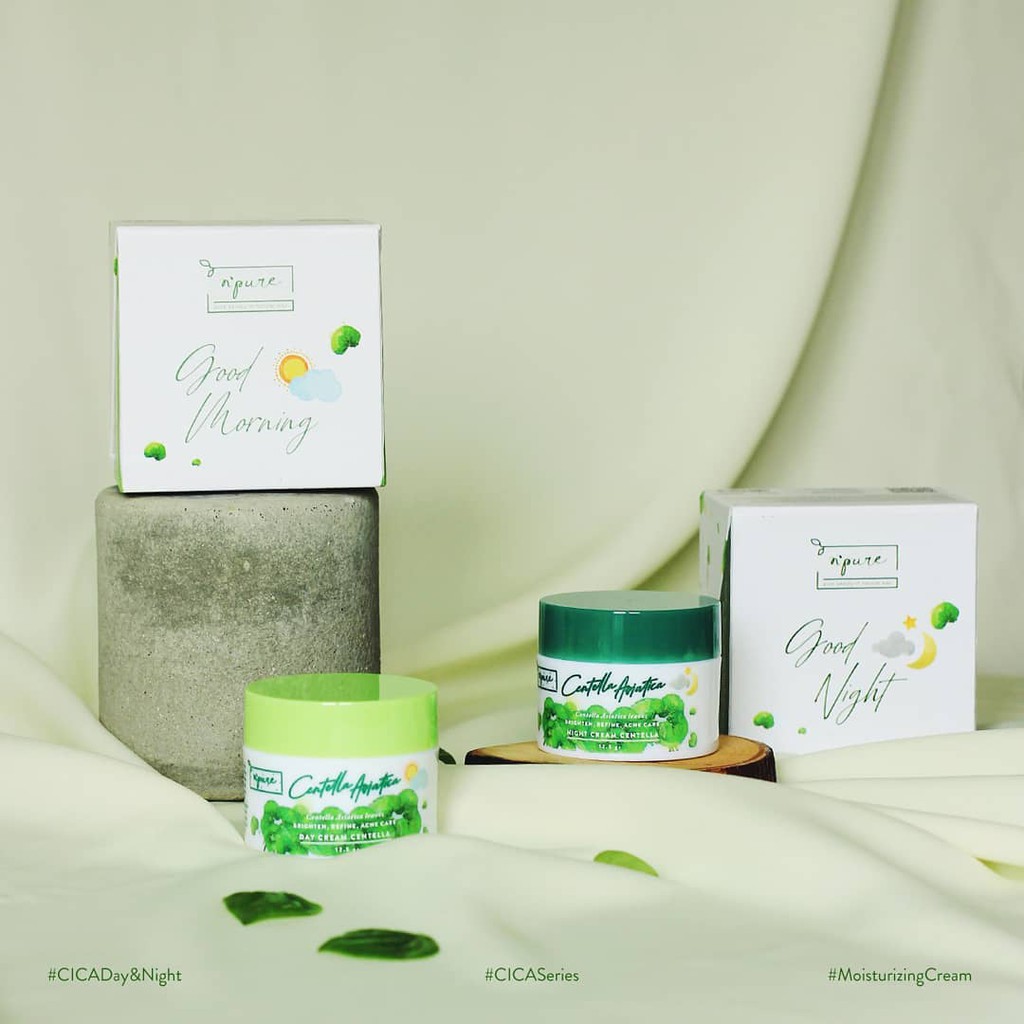 NPURE Day CREAM, Night Cream Centella Asiatica (Cica Series)