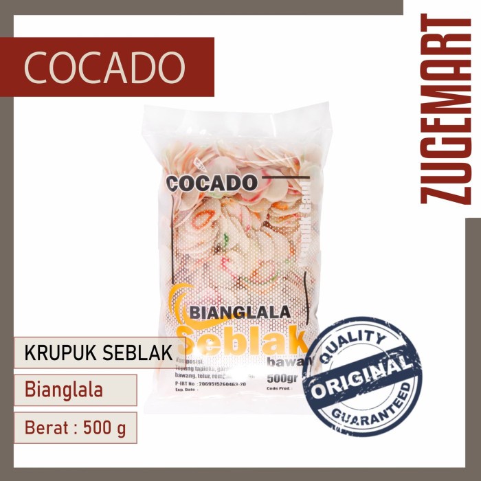 

Krupuk Seblak Bawang Bianglala Cocado - 500gr