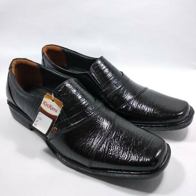 PROMO COD SEPATU FORMAL PANTOFEL SEPATU KERJA HITAM KULIT PANTOPEL FANTOVEL FANTOFEL  VANTOFEL