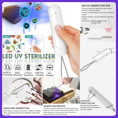 PORTABLE DEEP UVC STERILIZER UV LIGTH STERILIZER LAMPU UV PORTABLE - XD-S001
