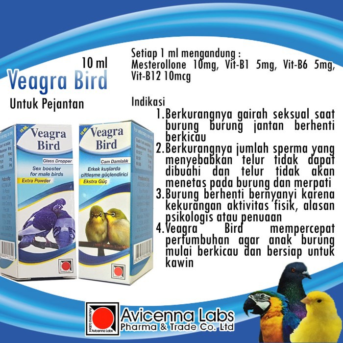 Best Seller - Veagra Bird 10 Ml - Avicenna Labs - Turki