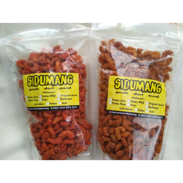 

(230gr) Makaroni "SIDUMANG" homemade, made by order, kota serang, camilan, enak, pedas