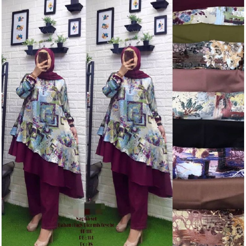 Terbaru setelan jumbo One Set Dior