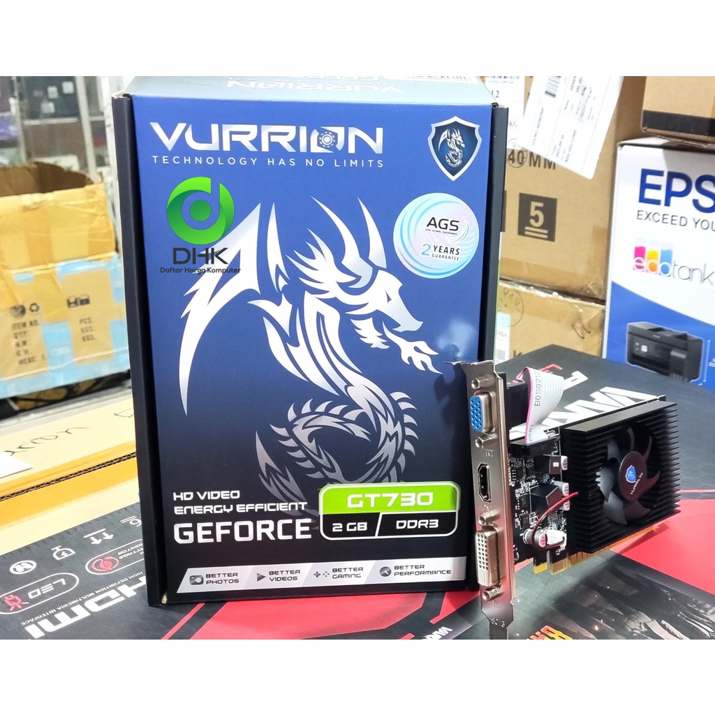 VGA VURRION NVIDIA GEFORCE GT730 2GB DDR3 128BIT GAMING