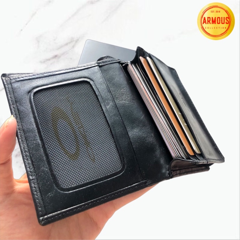 DOMPET KARTU KULIT ASLI CARD HOLDER KULIT ASLI / DOMPET PRIA WANITA MINI KULIT ASLI