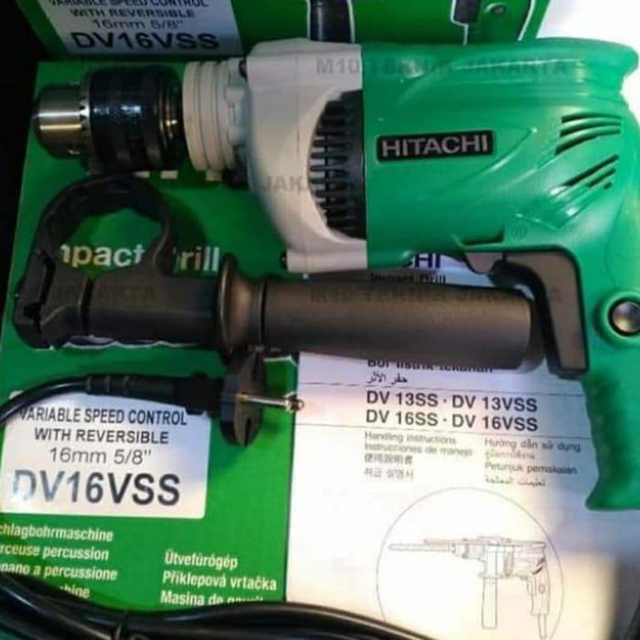Impact Drill Mesin Bor Tembok Beton Hitachi DV16VSS