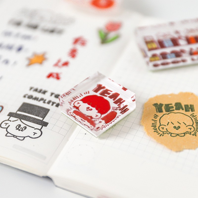 

Stampel Motif Happy Lotto Stamp Scrapbook