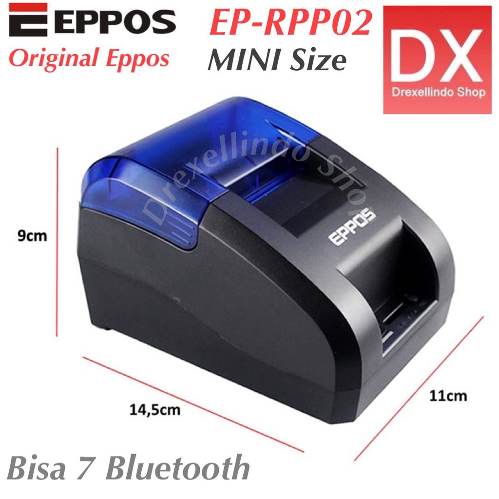 Printer Thermal Bluetooth USB Rj11 EPPOS EP-RPP02 MINI