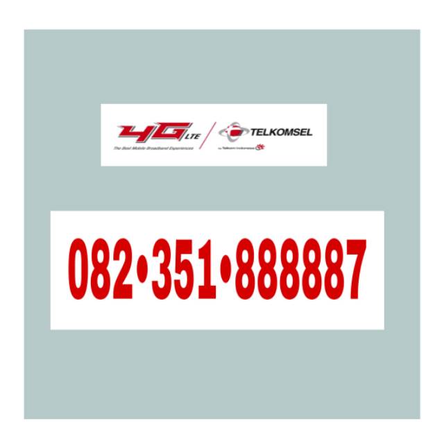 Nomor Cantik kartu As Panca 4G  88888