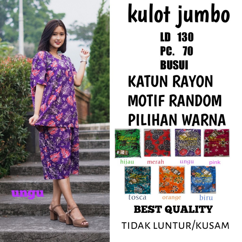 DASTER SETELAN KULOT JUMBO