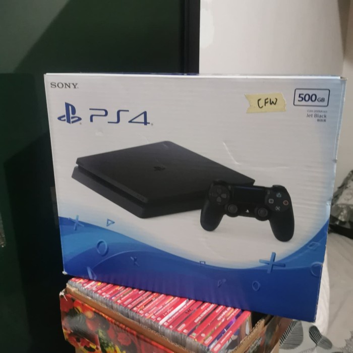 Ps4 hen. Sony PLAYSTATION 4 Slim 500 ГБ. Sony PS 4 Slim 500 коробка. Коробка от сони плейстейшен 4 слим. Ps4 Slim 500gb коробка.