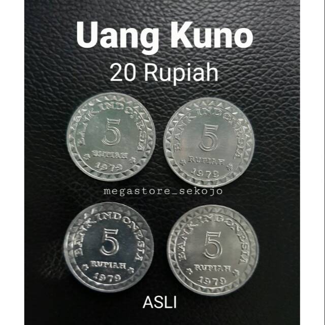 READY Uang Koin Kuno Asli, Mahar 20 Rupiah