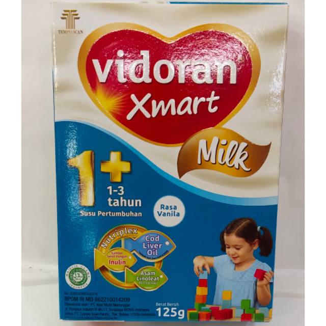 

VIDORAN Xmart 1+ rasa VANILA 125g