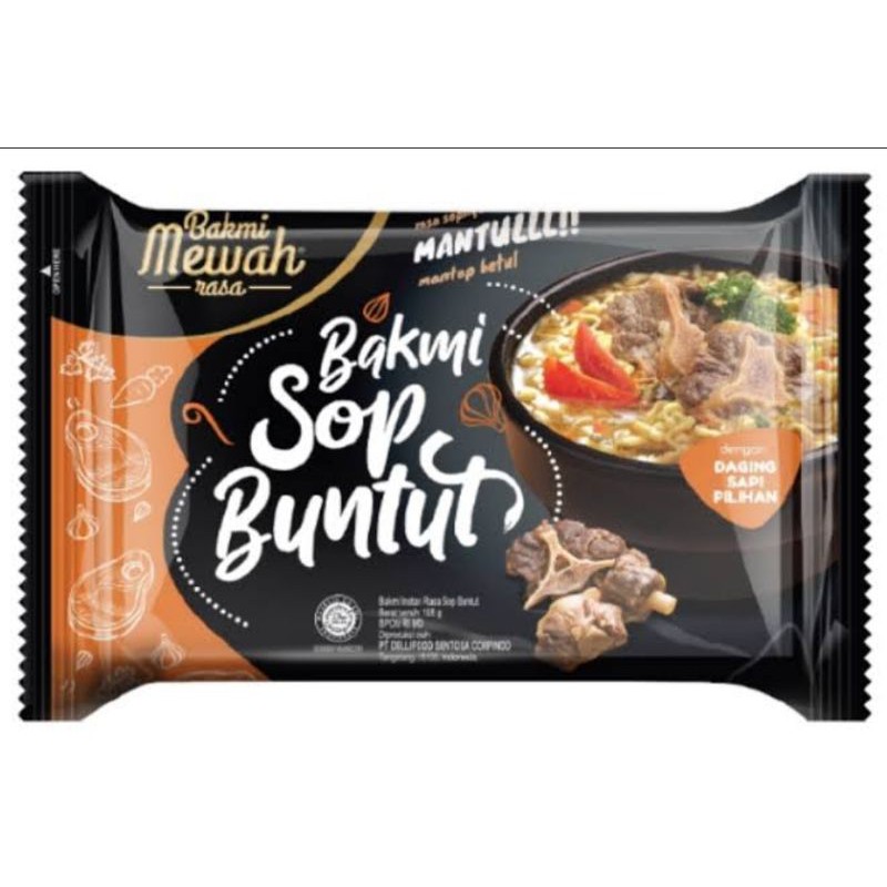 

BAKMI MEWAH RASA SOP BUNTUT / SAMBAL MATAH 139 GRAM