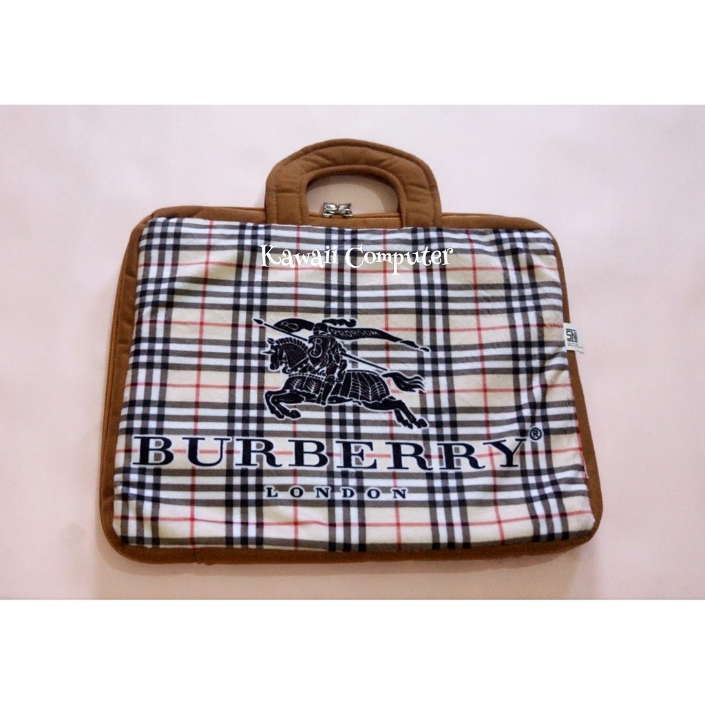 Tas Laptop Karakter / Softcase Motif Burberry 12" inchi