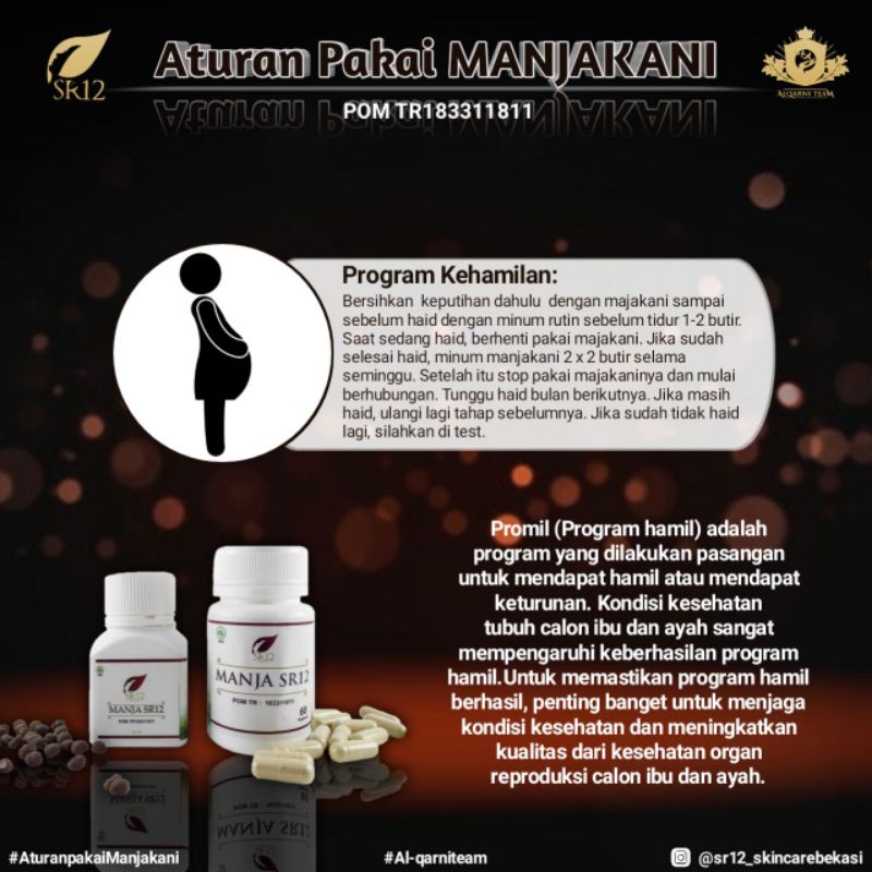 MANJAKANI SR12 BUTIR / PROMIL / SOLUSI KEPUTIHAN / ATASI MASALAH KEWANITAAN / MANJA SR12 / OBAT KISTA / MANJAKANI SR12 HERBAL SKINCARE BPOM BUTIR / PROMIL / SOLUSI KEPUTIHAN / ATASI MASALAH KEPUTIHAN MIOM KISTA