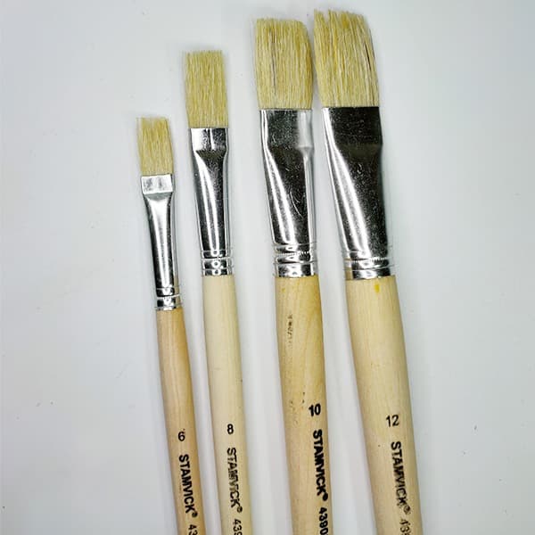 KUAS LUKIS PUTIH STAMVICK / ART BRUSH / ARTIST BRUSH / KUAS LUKIS SATUAN / BRUSH LUKIS / PAINT BRUSH / KUAS LUKIS CAT MINYAK