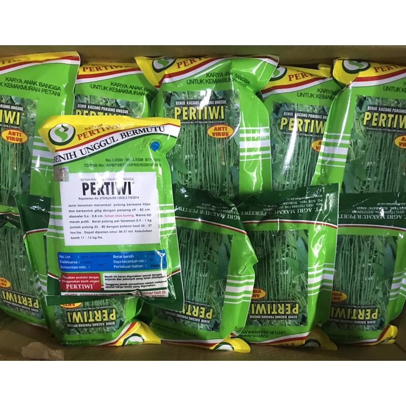 

Biji kacang panjang “PERTIWI” berat 500gram