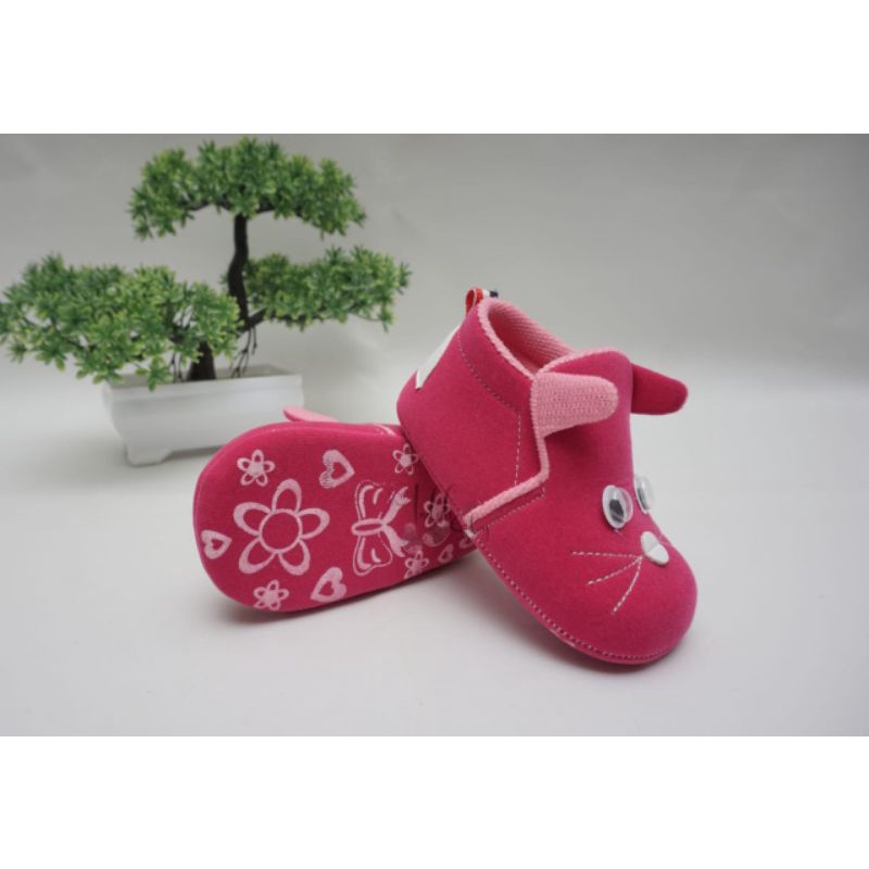 SEPATU BAYI kucing perempuan gendong girls sepatu bayi prewalker 1-12bln