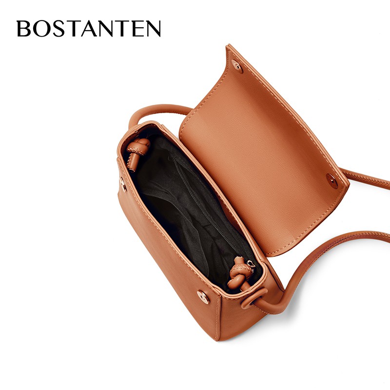 Bostanten Tas Selempang Wanita Fashion Tas Messenger PU Kulit