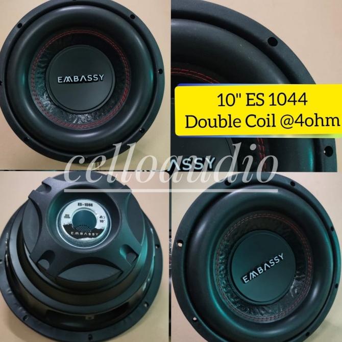 Subwoofer 10 Inch Embassy ES-1044 Double Coil Embassy 10" ES 1044
