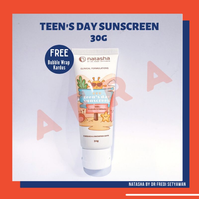 NATASHA TEEN'S SUNSCREEN / TIRAI REMAJA /SPF 50+ PA ++++ / SB TEEN TUBE / SUNBLOCK REMAJA/ TIRAI NAT