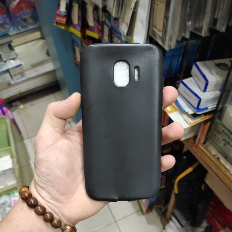 SAMSUNG J2 PRO softcase silikon karet hitam mantul murah meriah